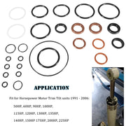 DURAFORCE 434519 Trim Tilt O-Ring Seal Rebuild Kit For Johnson Evinrude OMC 0434519 FSM011
