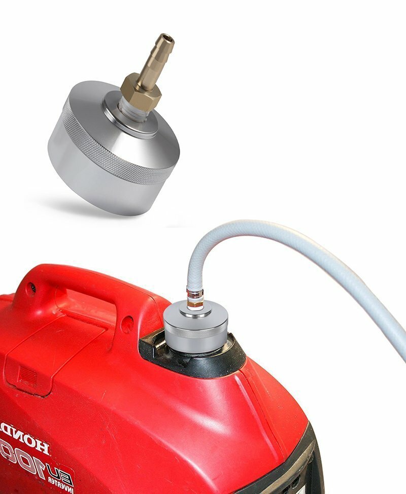 DURAFORCE Extended Run Gas Cap w/ Fitting for Honda Generator EU2200i EU2000i EU1000i