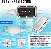 DURAFORCE Replace For Pentair E10 White Back-Up Valve Replacement Automatic Pool Cleaner