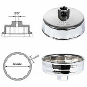 DURAFORCE Oil Filter Wrench for BMW 86mm Cartridge Style Oil Filter Housing Caps