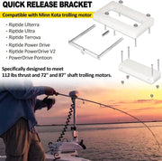 DURAFORCE For Minn Kota 1854054 Quick Release Bracket Mount RTA-54 For Riptide Ulterra