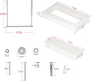 DURAFORCE For Minn Kota 1854054 Quick Release Bracket Mount RTA-54 For Riptide Ulterra