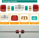 DURAFORCE 800-640 5/8'' Aluminum Line Splice Repair Kit Works for A/C, coolant Etc