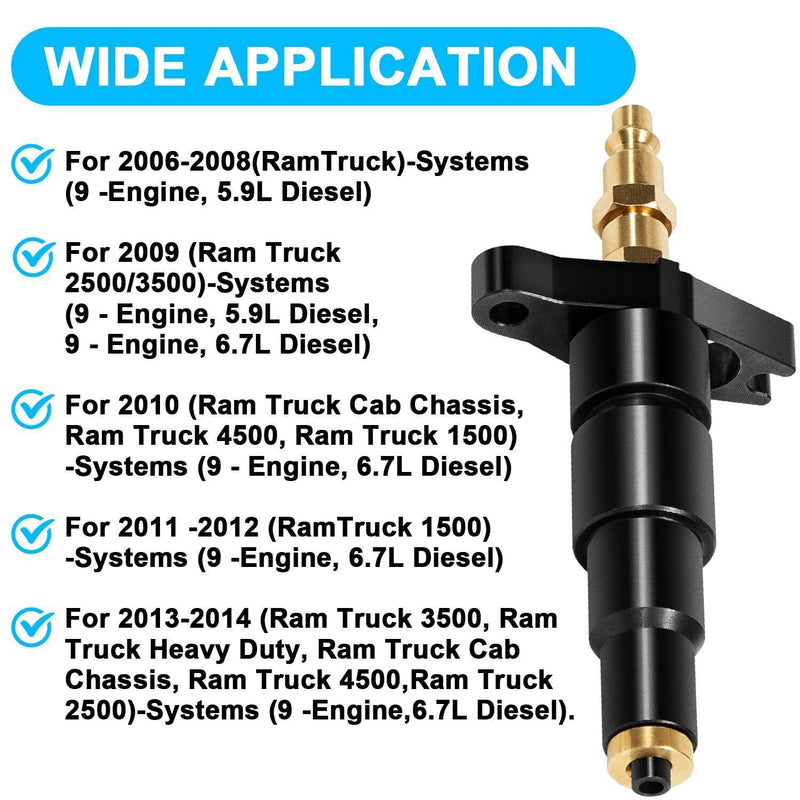 DURAFORCE Compression Test Adapter Tool For 5.9L 6.7L Cummins Diesel Engine Dodge Ram