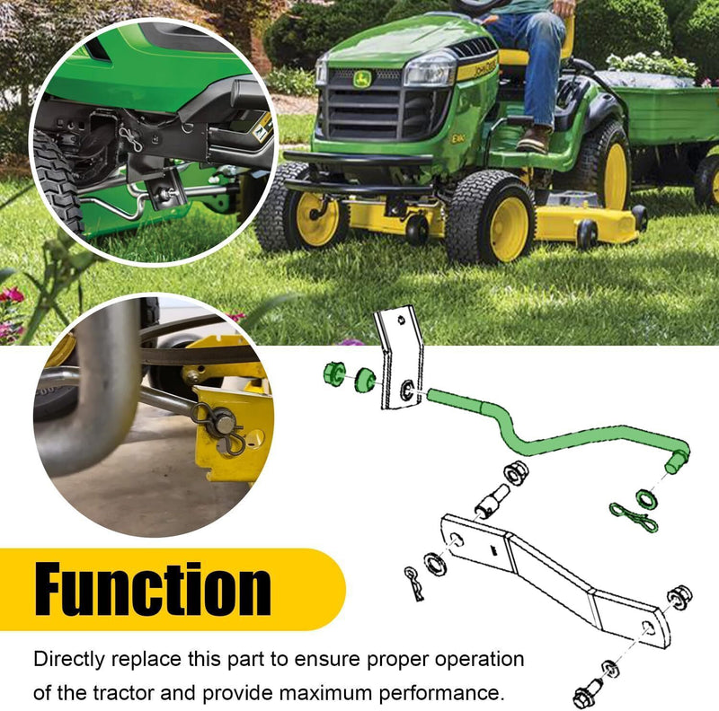 DURAFORCE GX20497A Front Draft Arm Kit Deck Lift Linkage Hanger Arm for John Deere GX20497