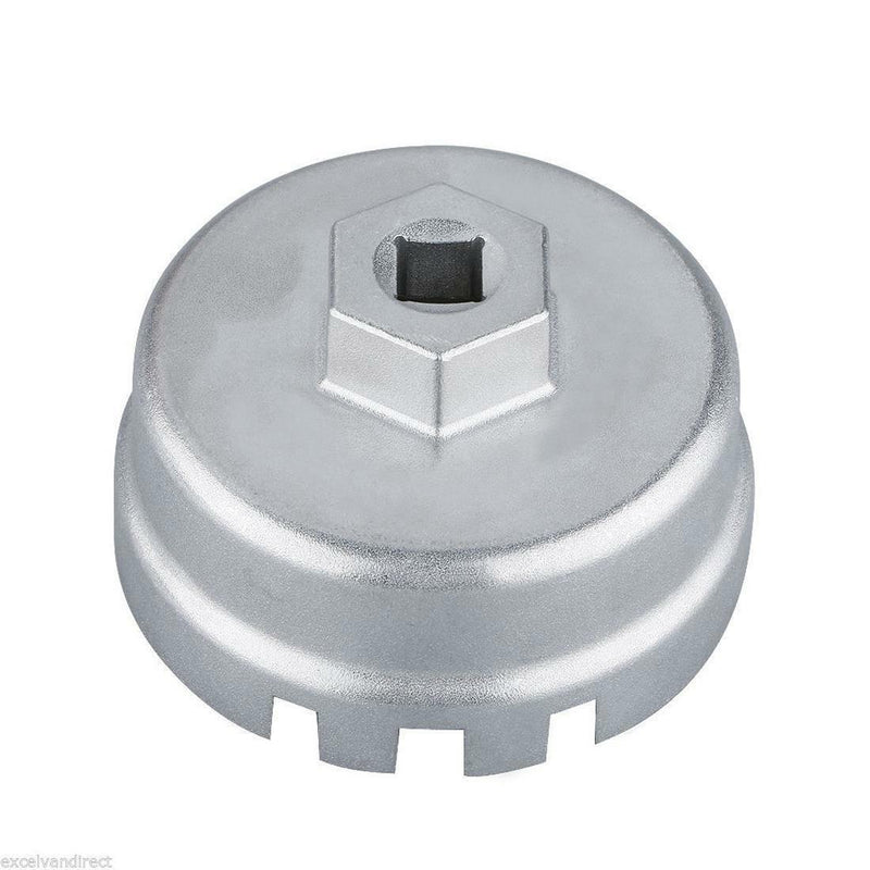 DURAFORCE Oil Filter Cap Wrench Cup Socket Remover Tool For Toyota Lexus 64mm 14 Flutes