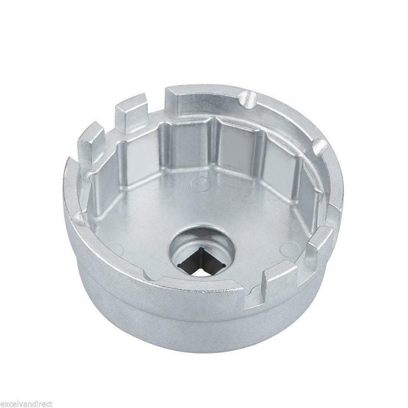 DURAFORCE Oil Filter Cap Wrench Cup Socket Remover Tool For Toyota Lexus 64mm 14 Flutes