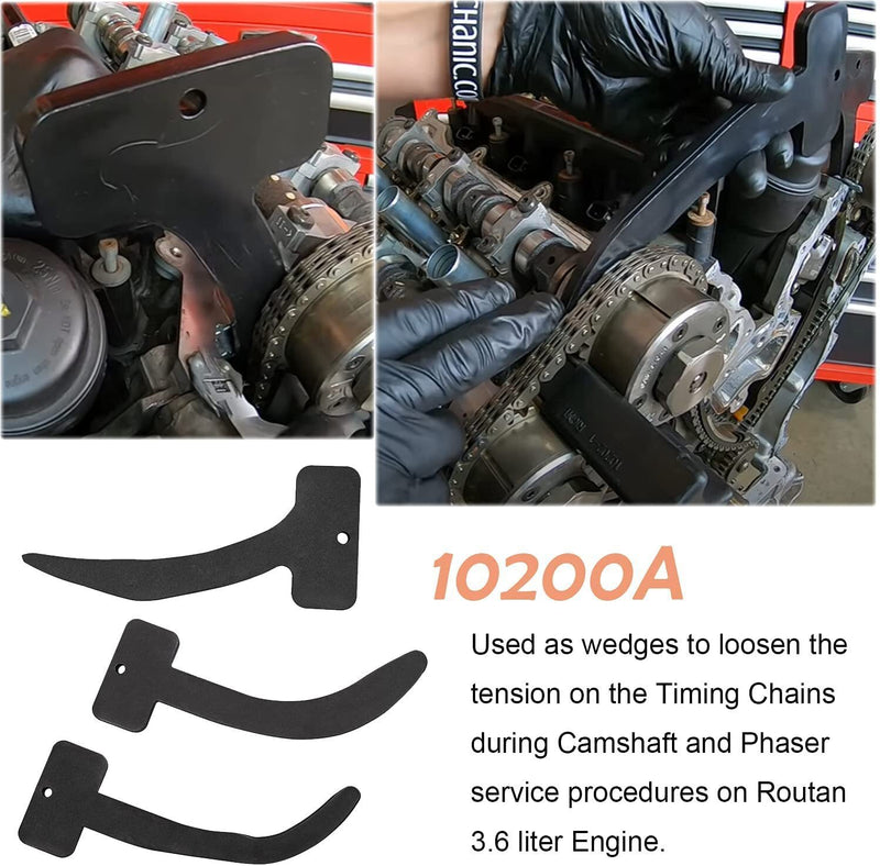 DURAFORCE Camshaft Phaser Timing Chain Tool For Chrysler VW Dodge 3.6L 10200A 10202 10369A