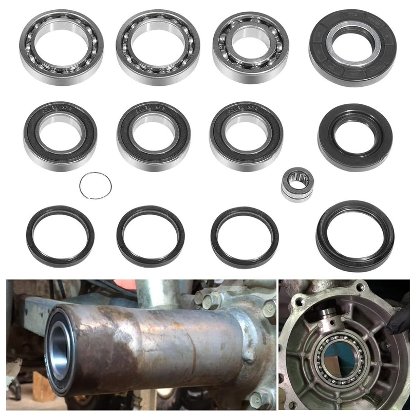 DURAFORCE Rear Differential Axle Bearing Seal Kit for Honda TRX250 EX Recon Sportrax 97-17