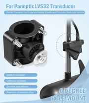 DURAFORCE 010-12676-15 0 Degree Livescope Pole Mount For Garmin Panoptix LVS32 Transducer