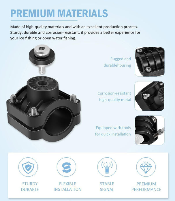 DURAFORCE 010-12676-15 0 Degree Livescope Pole Mount For Garmin Panoptix LVS32 Transducer