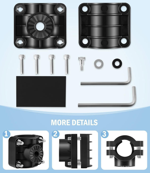 DURAFORCE 010-12676-15 0 Degree Livescope Pole Mount For Garmin Panoptix LVS32 Transducer
