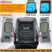 DURAFORCE For Mercedes-Benz Sprinter Cargo Van 07-18 Insulated Blackout Rear Door Covers