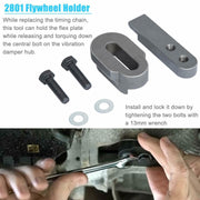 DURAFORCE 2801 Flywheel Holder Lock Tool & 7676 Oil Seal Repair Kit for BMW N20 N26 Engine
