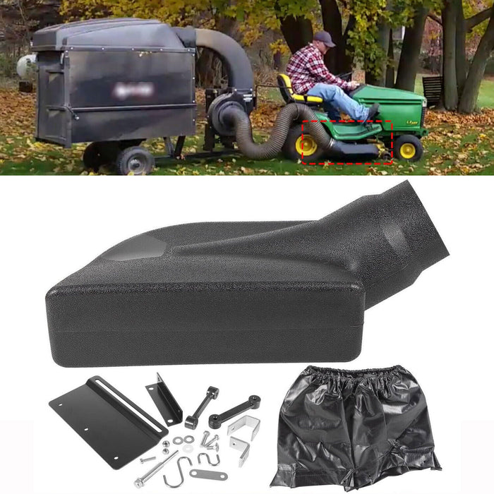 DURAFORCE 62468 Adapter Mow-N-Vac Kit Leaf Vacuum Bagger Universal Deck Boot Chute