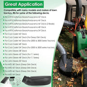 DURAFORCE 62468 Adapter Mow-N-Vac Kit Leaf Vacuum Bagger Universal Deck Boot Chute