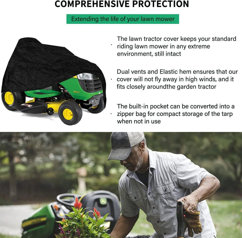 DURAFORCE For John Deere LP93917 Riding Lawn Mower Cover Heavy Duty 100-X300Series Tractor