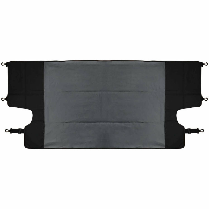 DURAFORCE Rear Trunk Cargo Cover Luggage Shade w/ US Flag for Jeep Wrangler JK 2007-2018