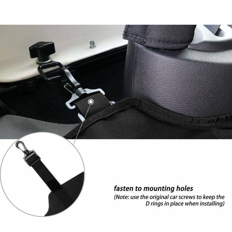 DURAFORCE Rear Trunk Cargo Cover Luggage Shade w/ US Flag for Jeep Wrangler JK 2007-2018