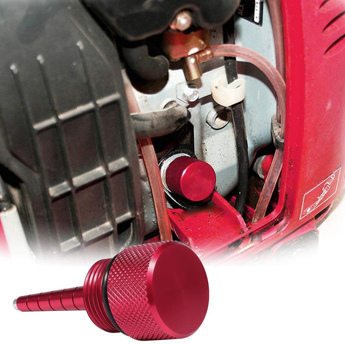 DURAFORCE 2Pcs Red Oil Change Funnel & Magnetic Oil Dipstick for Honda Generator EU2200i