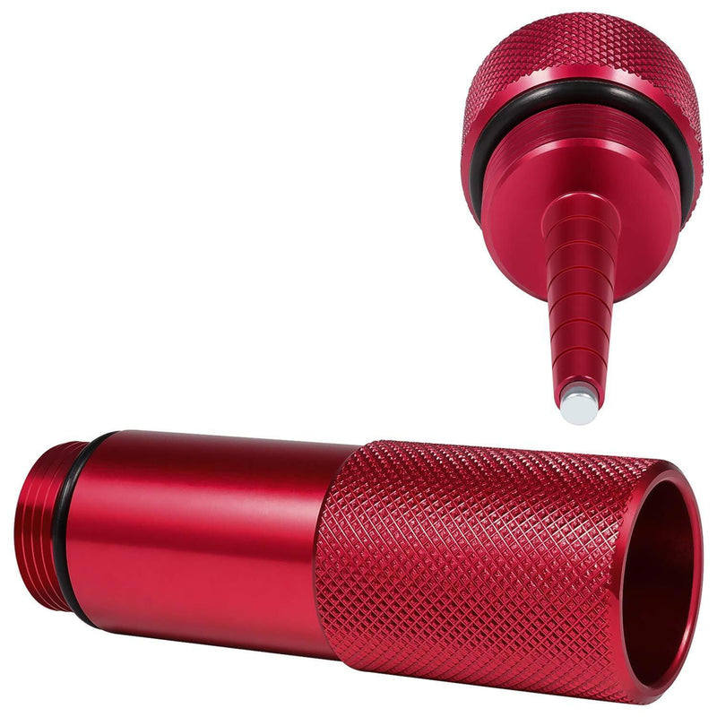 DURAFORCE 2Pcs Red Oil Change Funnel & Magnetic Oil Dipstick for Honda Generator EU2200i