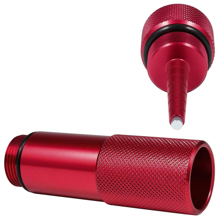 DURAFORCE 2Pcs Red Oil Change Funnel & Magnetic Oil Dipstick for Honda Generator EU2200i