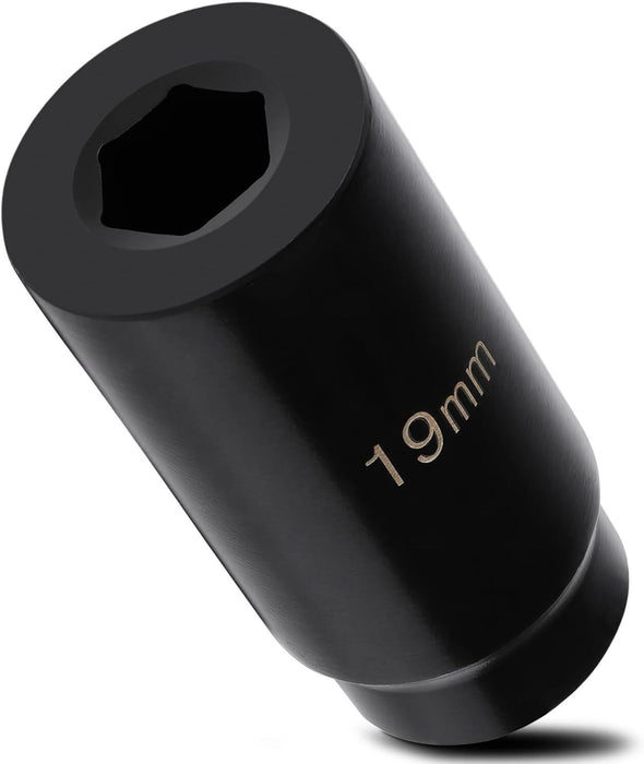 DURAFORCE 19mm Harmonic Balancer Impact Socket Pulley Damper Bolt Tool for Honda Engines