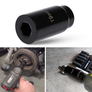 DURAFORCE 19mm Harmonic Balancer Impact Socket Pulley Damper Bolt Tool for Honda Engines