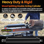 DURAFORCE Hydraulic Cylinders Welded Double Acting 5" Bore 24"Stroke For Log Splitter 5x24
