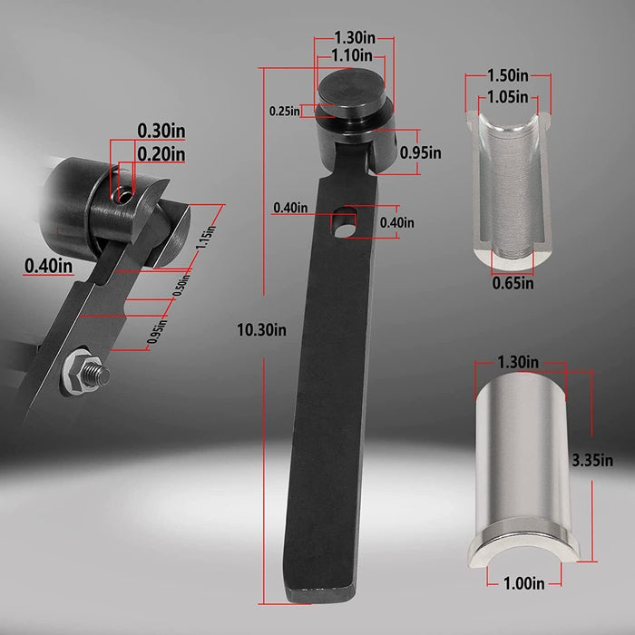 DURAFORCE 9010 Fuel Injector Remover Puller Install Tool for 6.7L 5.9L Cummins Dodge Ram