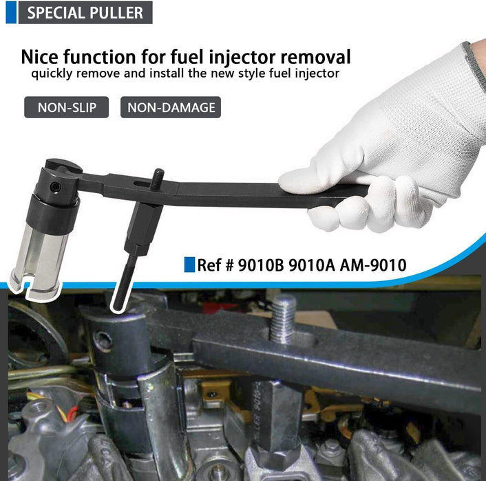 DURAFORCE 9010 Fuel Injector Remover Puller Install Tool for 6.7L 5.9L Cummins Dodge Ram