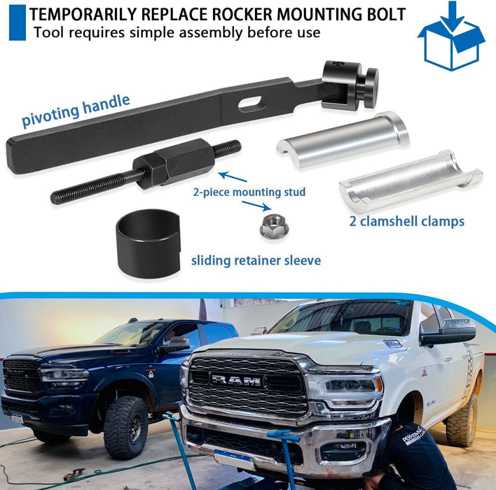 DURAFORCE 9010 Fuel Injector Remover Puller Install Tool for 6.7L 5.9L Cummins Dodge Ram