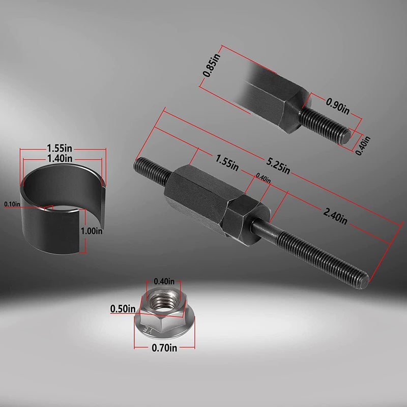 DURAFORCE 9010 Fuel Injector Remover Puller Install Tool for 6.7L 5.9L Cummins Dodge Ram