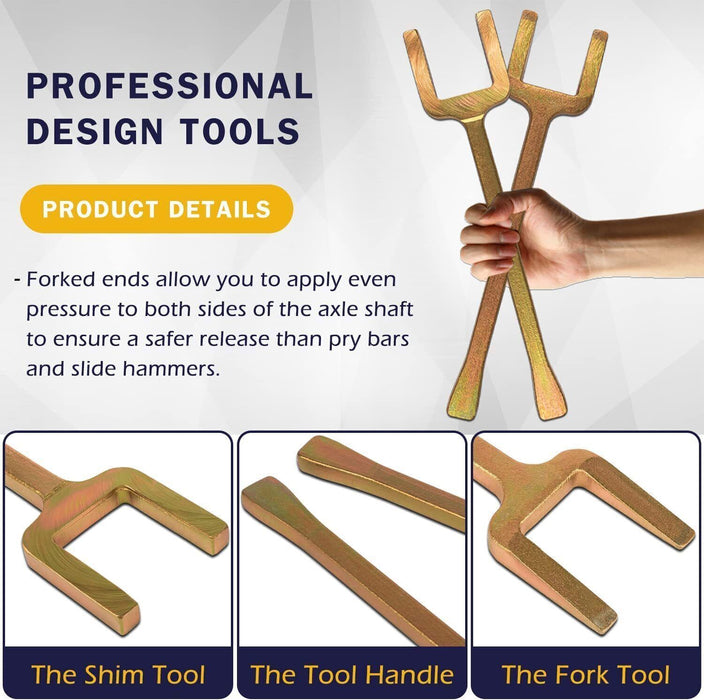 DURAFORCE 12020 Front Wheel Drive Axle Popper Kit & 1040 CV Joint Fork Removing Adapter