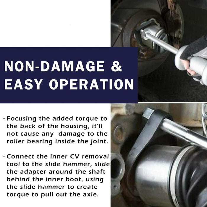 DURAFORCE 12020 Front Wheel Drive Axle Popper Kit & 1040 CV Joint Fork Removing Adapter