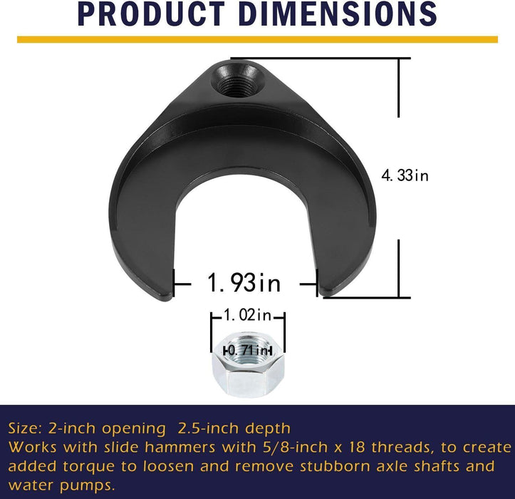 DURAFORCE 12020 Front Wheel Drive Axle Popper Kit & 1040 CV Joint Fork Removing Adapter