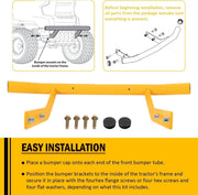 DURAFORCE Front Bumper Kit for CUB CADET GT XT1 XT2 50 GX54 ST54 LX54 LX50 #19A30020100