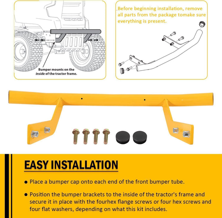 DURAFORCE Front Bumper Kit for CUB CADET GT XT1 XT2 50 GX54 ST54 LX54 LX50 #19A30020100