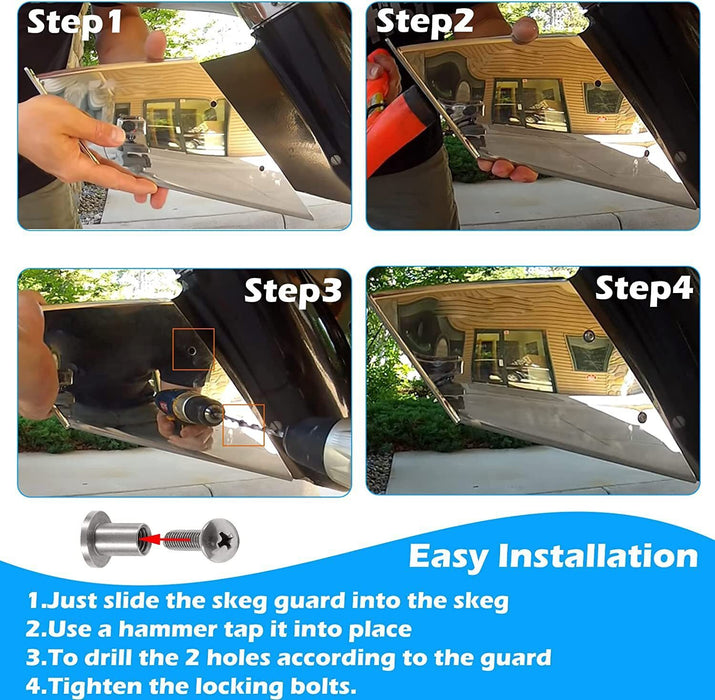 DURAFORCE For Volvo Penta Sterndrive SX Drive Single Prop 1995-2006 Skeg Guard Protector