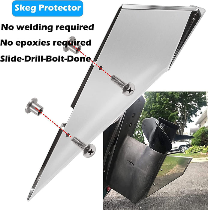 DURAFORCE For Volvo Penta Sterndrive SX Drive Single Prop 1995-2006 Skeg Guard Protector