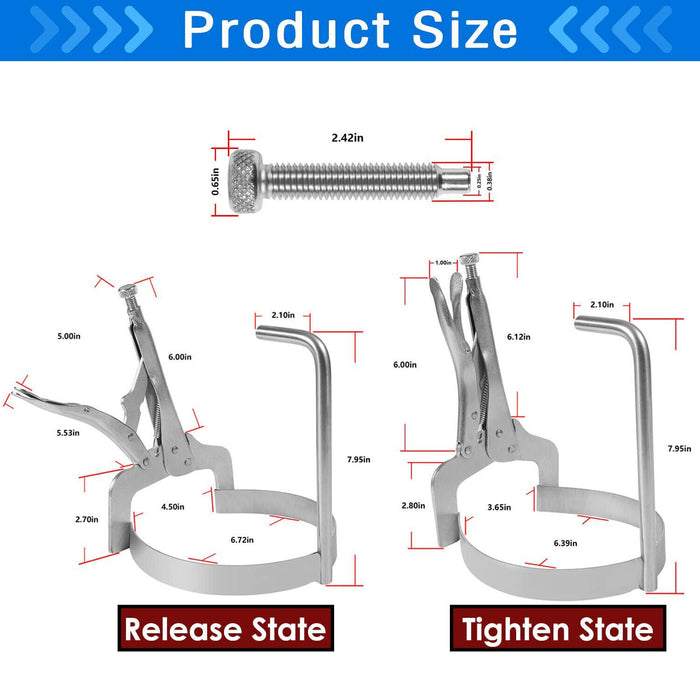 DURAFORCE 3-5-Reverse Drum Removal & Installation Tool for 6L50 6L80 6L90 GM Transmission