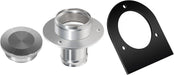 DURAFORCE 2" Fuel Filler Neck With Gas Cap Billet Aluminum & Weld-On Steel Mount Bracket