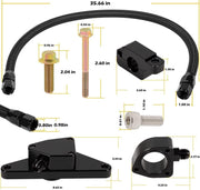 DURAFORCE Freeze Coolant Bypass Kit For 2003-2007 Dodge Ram 5.9L &2007.5-2018 Cummins 6.7L