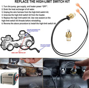 DURAFORCE FDXLHLI1930 135 °F (57°C) High Limit Fd Heater Replace Kit For Hayward H-Series