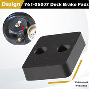 DURAFORCE 761-05007 Deck Brake Pad for MTD Cub Cadet Craftsman Huskee Troy-Bilt Lawn Mower
