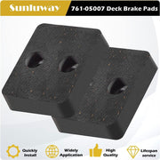 DURAFORCE 761-05007 Deck Brake Pad for MTD Cub Cadet Craftsman Huskee Troy-Bilt Lawn Mower