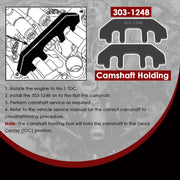 DURAFORCE 303-1530 Camshaft Holding Tool 303-1248 Timing Alignment Kit for Ford 3.7L/3.5L