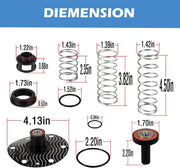 DURAFORCE 3/4"-1" Complete Repair Kit For Wilkins Backflow Preventer Zurn 975XL & 975XL2