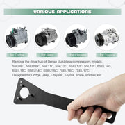 DURAFORCE A/C Compressor Clutch Hub Remover Tool for Dodge Jeep Chrysler Toyota Pontiac