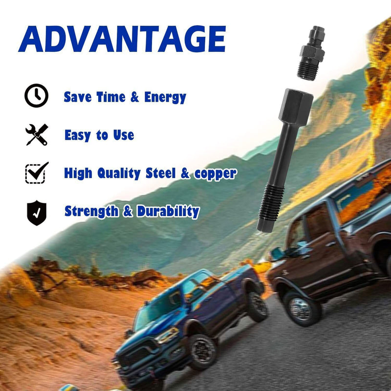 DURAFORCE Diesel Compression Test Adapter for 6.6L Duramax LNG-TU-15-38